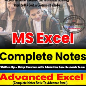 Microsoft Excel Basic To Advanced.
